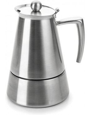 Lacor Spresso Hyperluxe 62071 Coffee Pot Stainless Steel - B4472TRQU