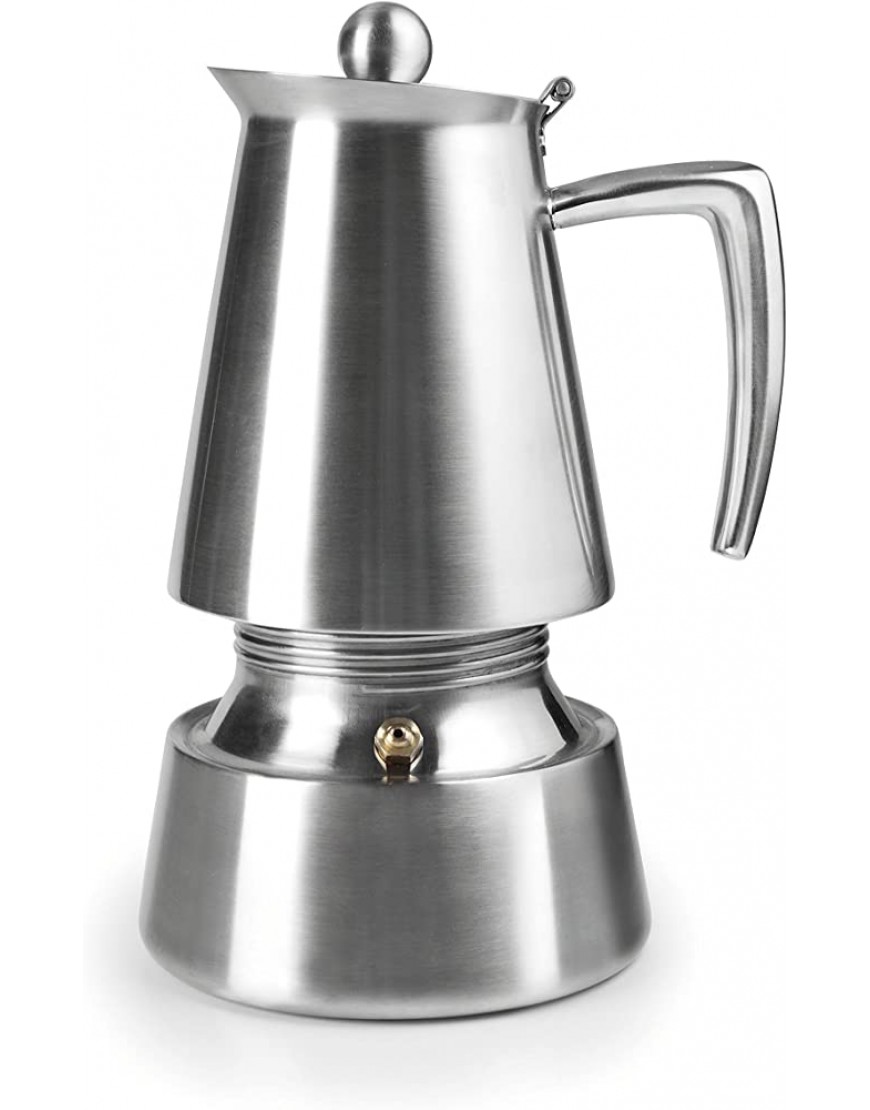 Lacor Spresso Hyperluxe 62076 Coffee Pot Stainless Steel - BK7J1YHAS