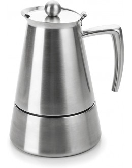 Lacor Spresso Hyperluxe 62076 Coffee Pot Stainless Steel - BK7J1YHAS