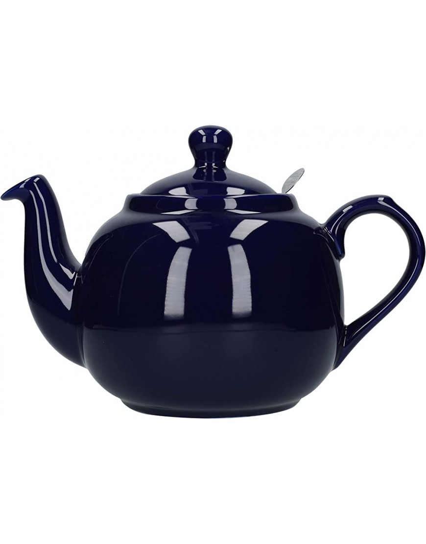 London Pottery 6 Cup Filter Teapot Cobalt Blue - B1KKJLDGP
