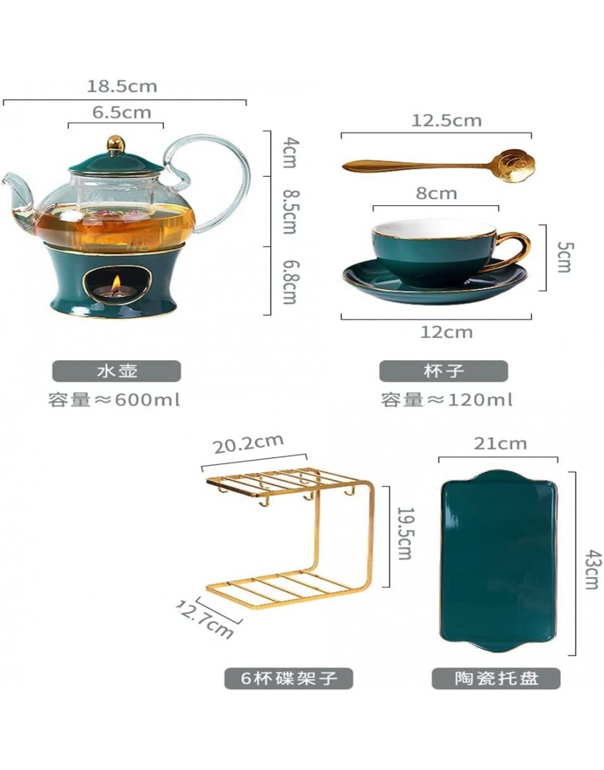 n a TEAT TEAPOT TEA TEAPOT ANSEIL ANGLAIS ensemble Nordic Style Coffee Casse en céramique Soucoupe Color : A Size : As the picture shows - B92EDCJSN