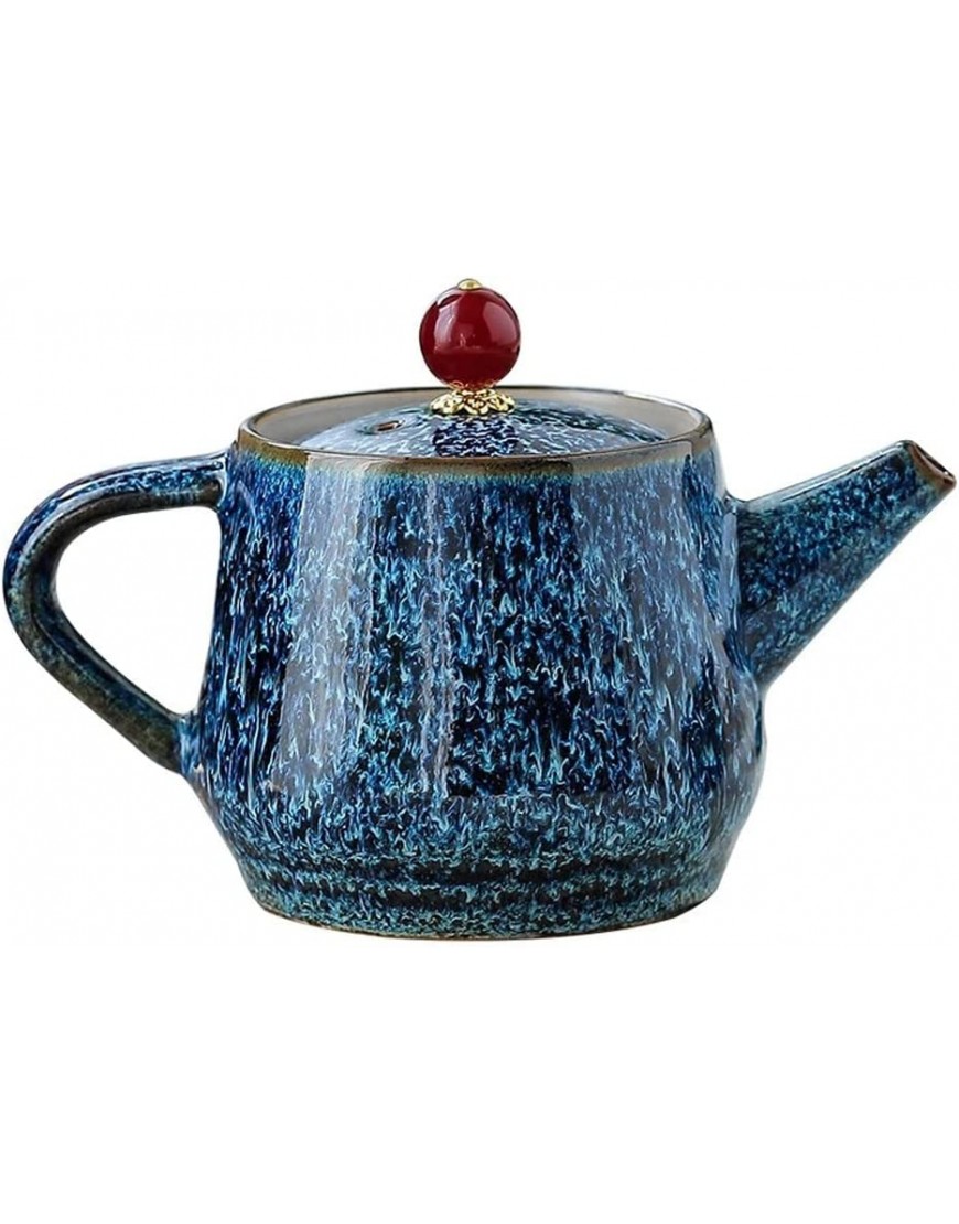 SHYOD Changez de la théière vitrée Tianmu for construire un petit plateau de thé en céramique de la céramique de la seule casserole. - BWK7WCBGV
