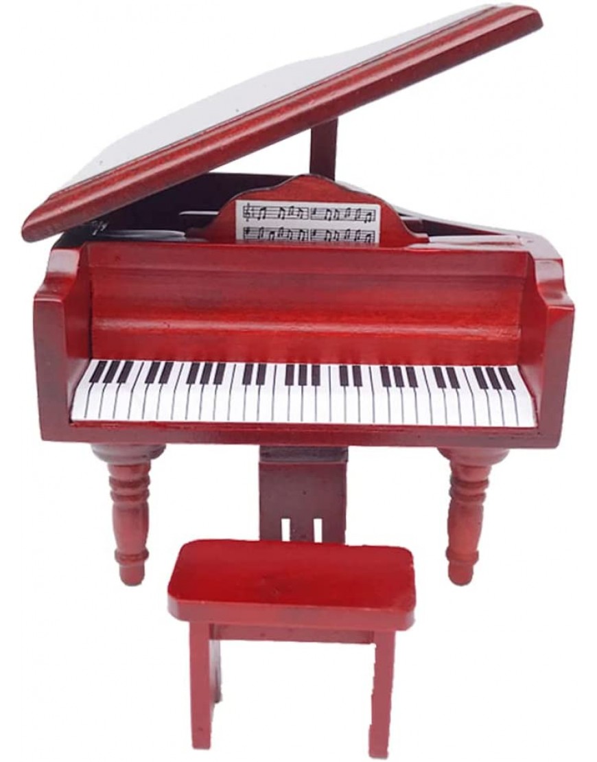 Toddmomy Mini Bois Piano Ornement Enfants prétendre Piano Jouet Mini Maison Piano décoratif - B1QM6OPDY
