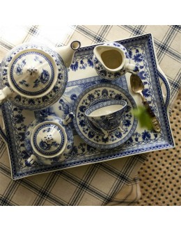 WALNUT Tasse de café Britannique Set rétro de thé de l'après-midi Set de Tasse de thé Noire Tasse de thé Cramer Creamer Sugar Pot Pot Fournitures Color : A Size - BMQBWFAIT