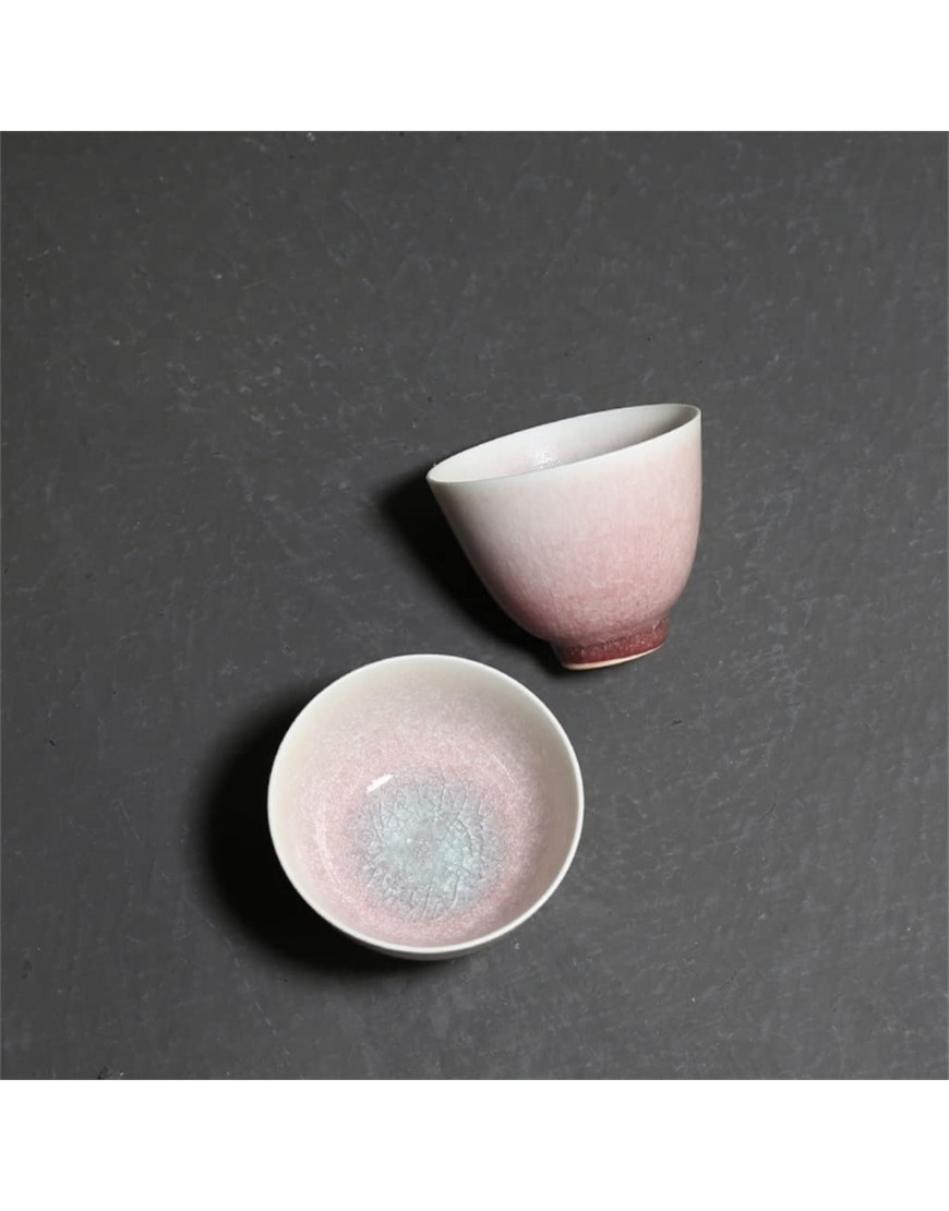 ZYKHD 90 ml Crack Glaze Tea Tasse Color : Pink Size : One size - B7BA5IOID