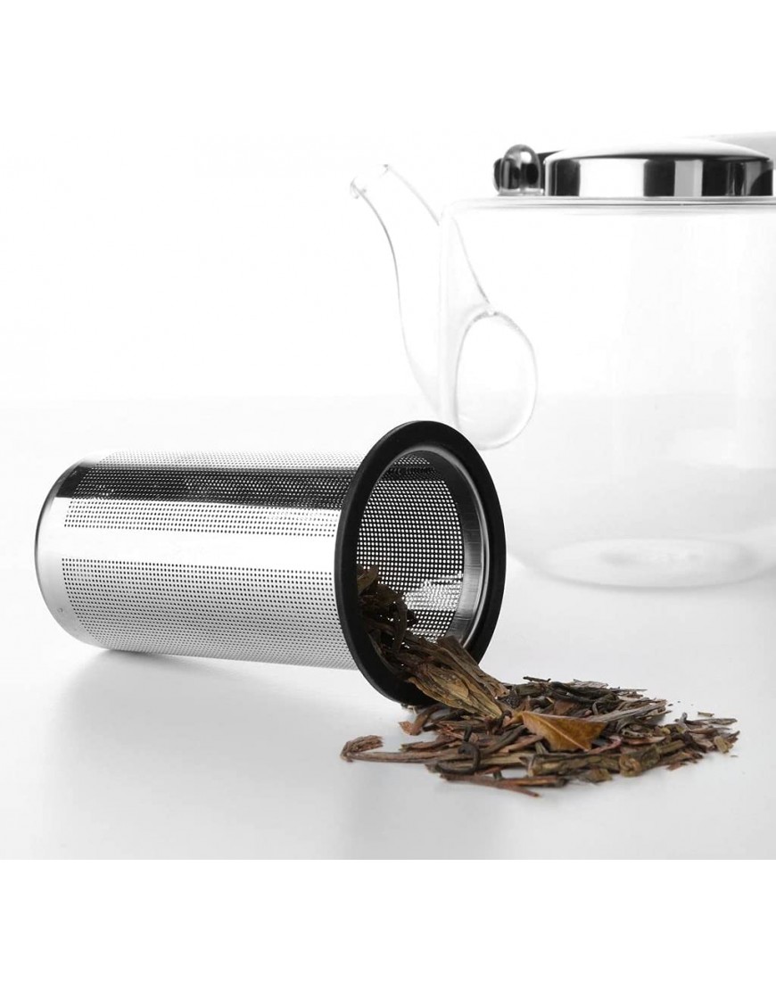 Service à thé théière en verre borosilicate avec infuseur thé en acier inoxydable 4 tasses à thé en verre borosilicate inclus théière 0.75 L tasse à thé 500 ml - BEJ6BAGED