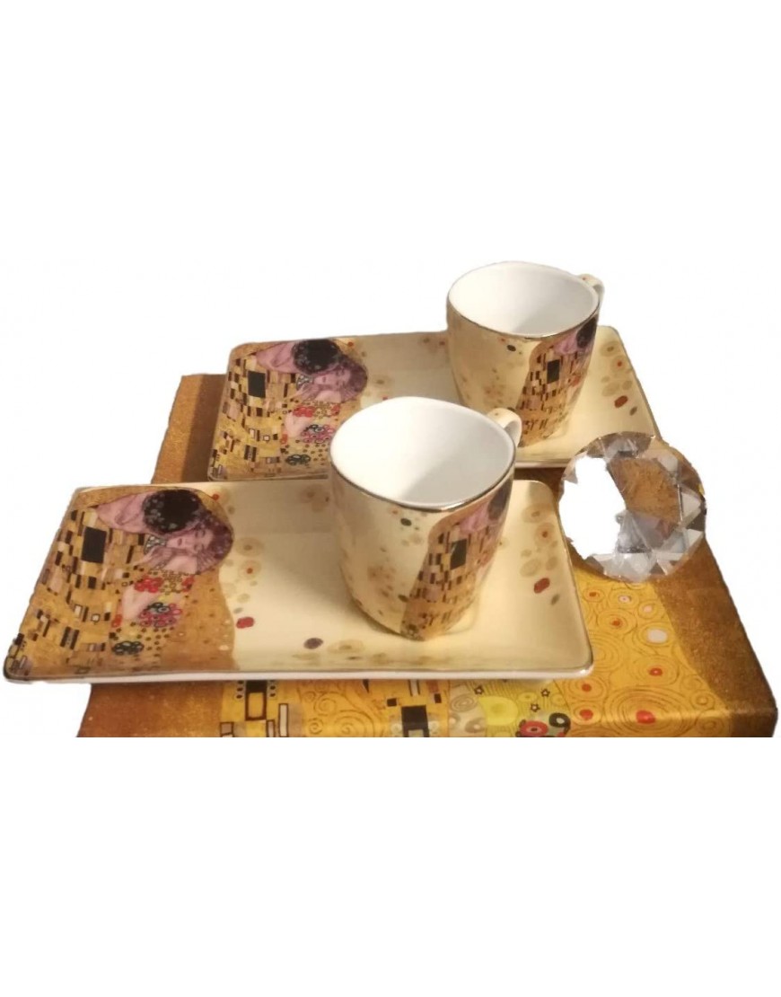 Atelier Harmony Gustav Klimt Set à expresso Le Crema 4 pièces - BD329VDWH