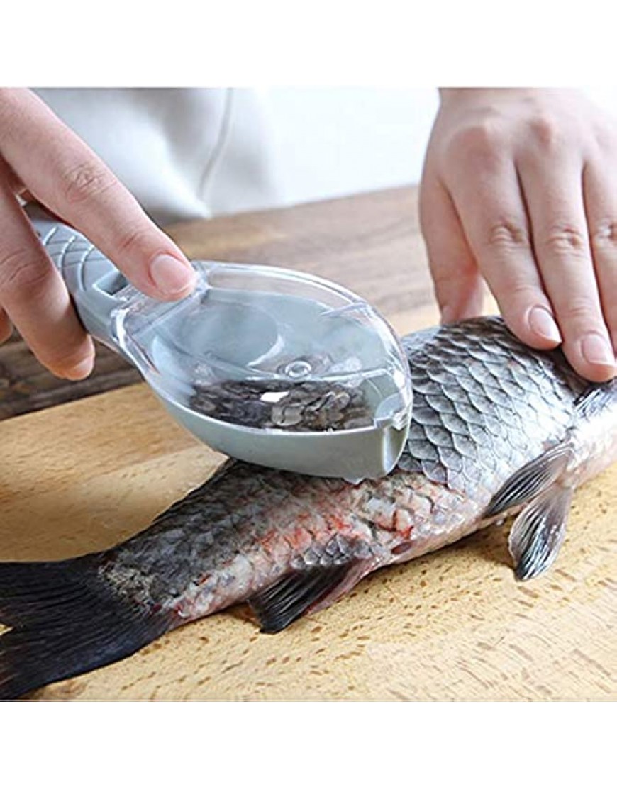 Nettoyant en plastique pour écailles de poisson avec bouchon pour nettoyage rapide - BKQQEIHXX