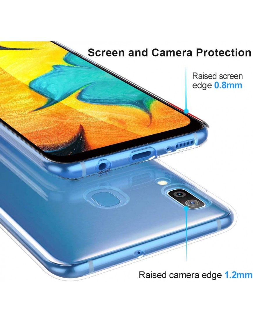 Oihxse Compatible pour Silicone Samsung Galaxy J6 Prime J6 Plus Coque Crystal Transparente TPU Ultra Fine Souple Housse avec Motif [Elephant Lapin] Anti-Rayures Protection EtuiB3 - B79E3FNKO