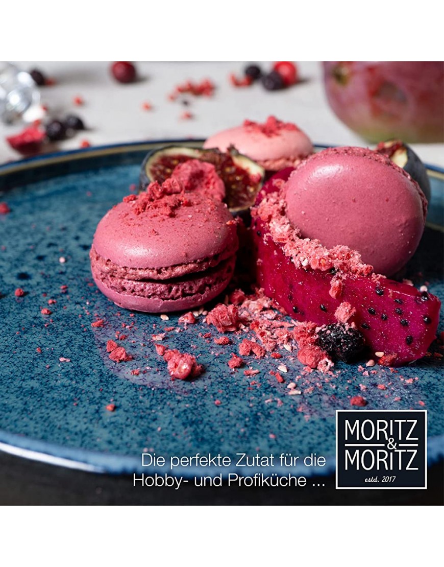 Moritz & Moritz Lot de 4 petites assiettes 21 cm chacune en grès utilisables comme assiettes à dessert à gâteau à petit-déjeuner service de vaisselle à servir - BABV5STNA