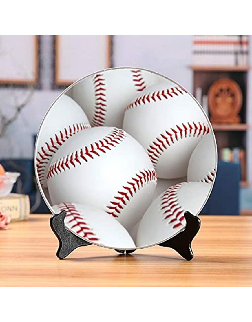 Emblèmes de typographie de baseball Logos de sport Plaque d'affichage Décor Plaques de fête Accueil Plaque oscillante avec présentoir Décoration Plaques de ménage Décor - BHKM8UZQX