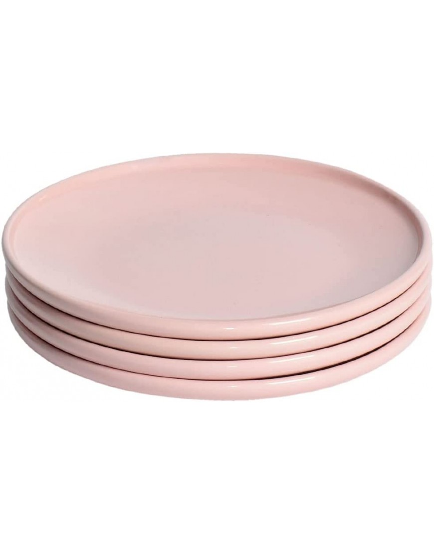 Stockholm Pink Stoneware Side Plate Set of 4-21cm - BM4D9JPIU