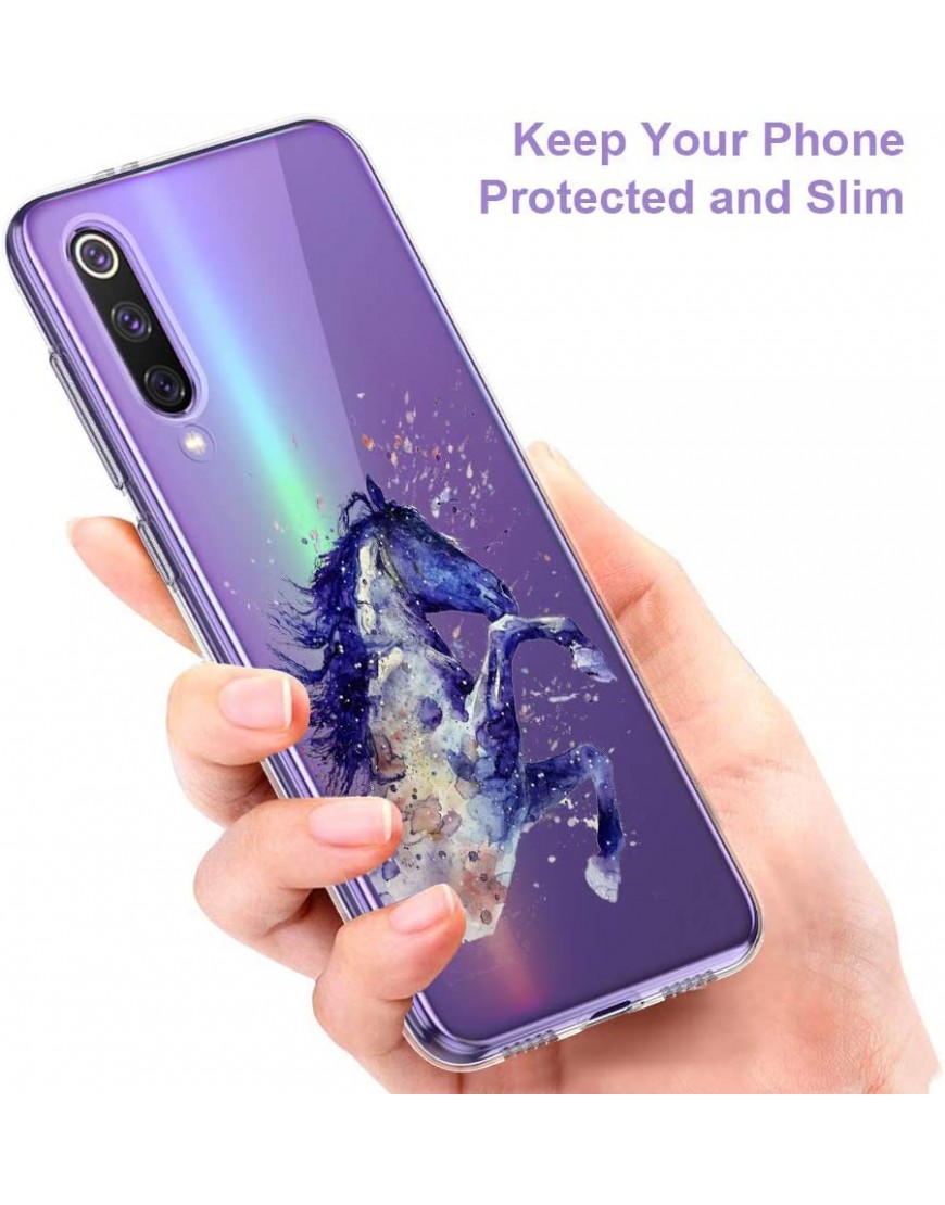 Oihxse Cristal Clear Coque pour Xiaomi Redmi 6 Pro A2 Lite Silicone TPU Souple Protection Etui [Jolie Aquarelle Animal Design] Anti-Choc Anti-Scratch Bumper Housse Ultra Fin Case B6 - B3QN3HVOW