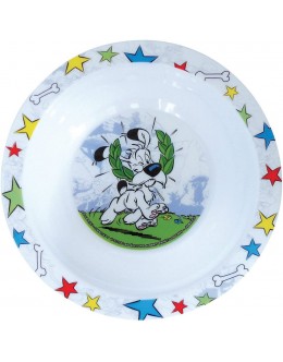 FUN HOUSE 005304 Asterix Bol Micro-Ondable pour Enfant Polypropylène Blanc 16 x 16 x 4 cm - BKV94HSXX