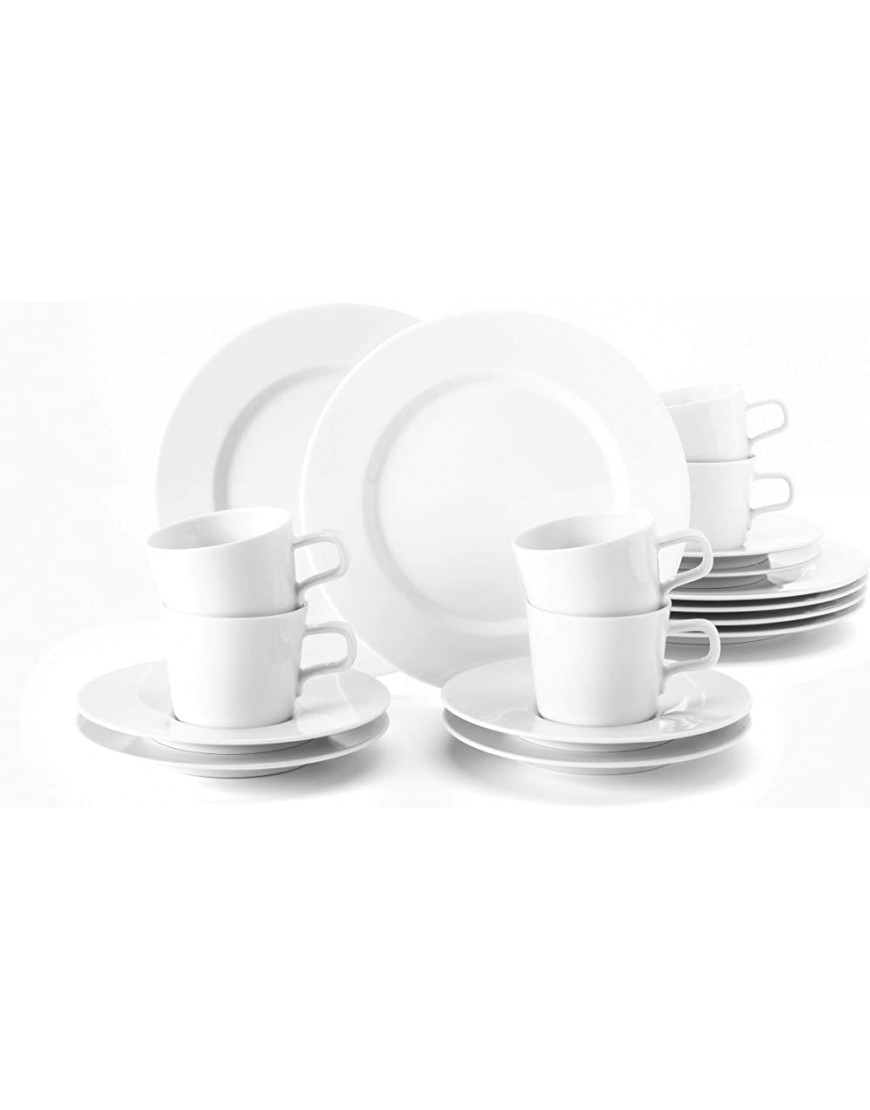 Seltmann Weiden 001.710911 No Limits Service à café 18 pièces en porcelaine dure Blanc - BNK6QMZRZ