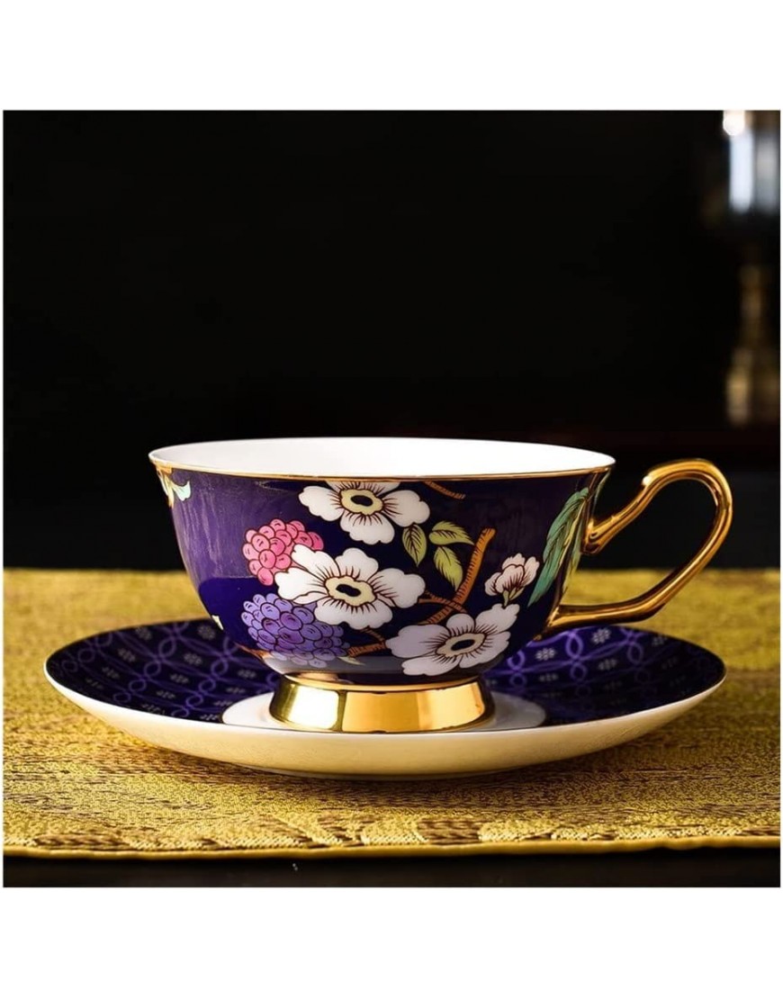 Service à café européen exquis en céramique Service à thé de l'après-midi Tasse à café en porcelaine anglaise - BKW8VNPRU