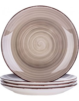 vancasso Série Bella 4 Pièces Assiette Plate à D?ner Assiette Grande en Porcelaine - B67QKXWIA