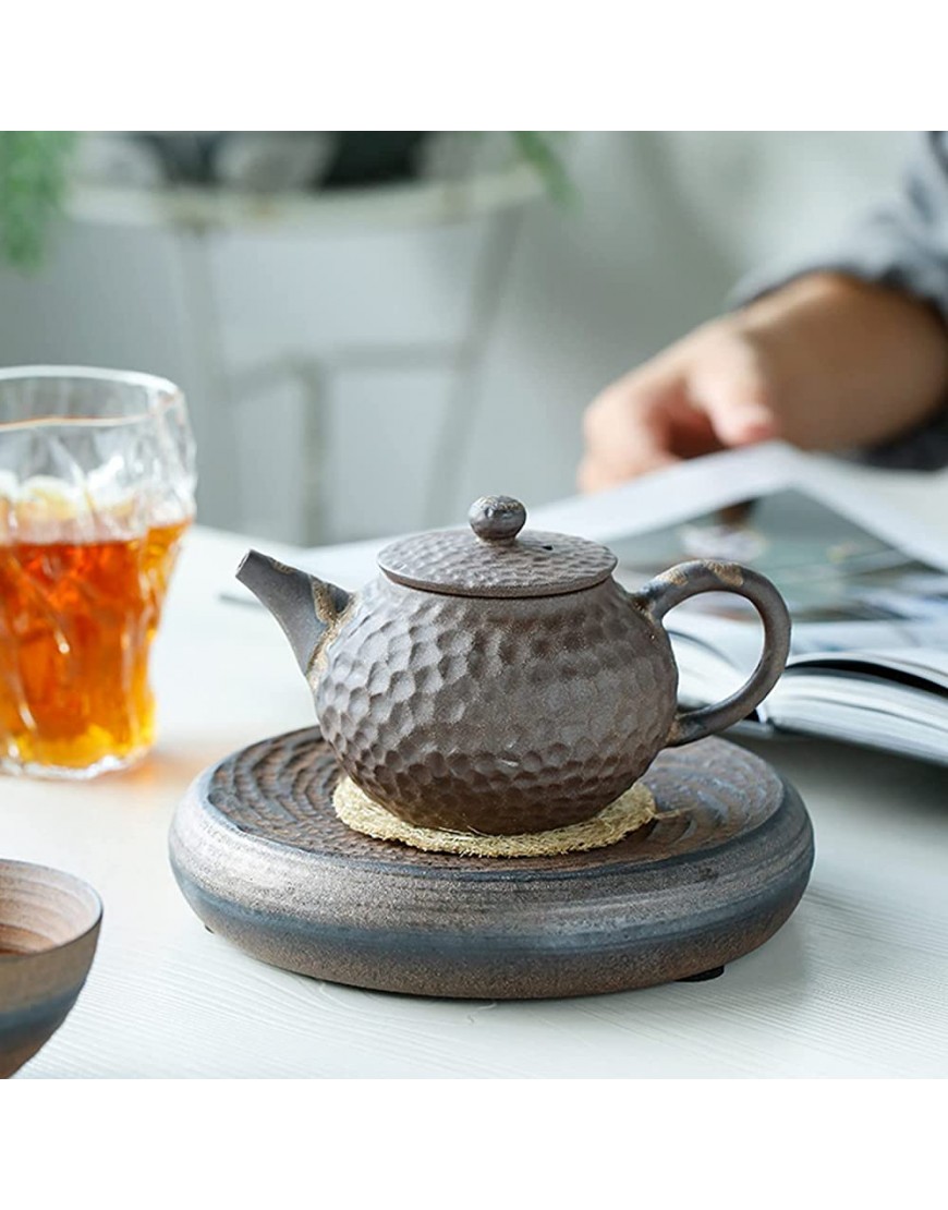 AONUI Plateau à thé en céramique de 15,2 cm pour le stockage de l'eau de Kung Fu Tea Se avec égouttoir plateau à thé pour le thé à la maison ou au bureau - B383KZUJX