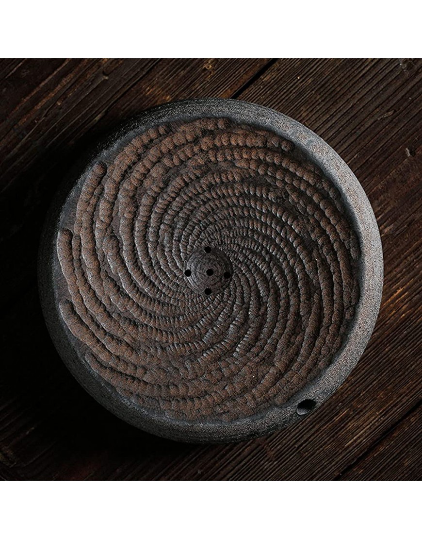 AONUI Plateau à thé en céramique de 15,2 cm pour le stockage de l'eau de Kung Fu Tea Se avec égouttoir plateau à thé pour le thé à la maison ou au bureau - B383KZUJX