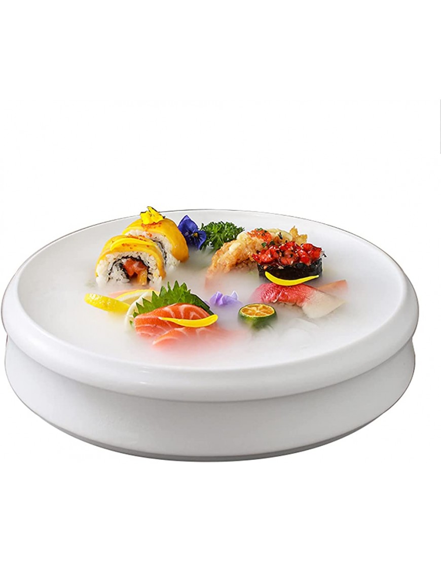 ZHIRCEKE Assiette De Sashimi en Céramique Commerciale Plateau De Service Sushi Boat Vaisselle Décoration Ornement pour Anniversaire Pendaison De Crémaillère Mariage,35cm - BDEW1ATQD