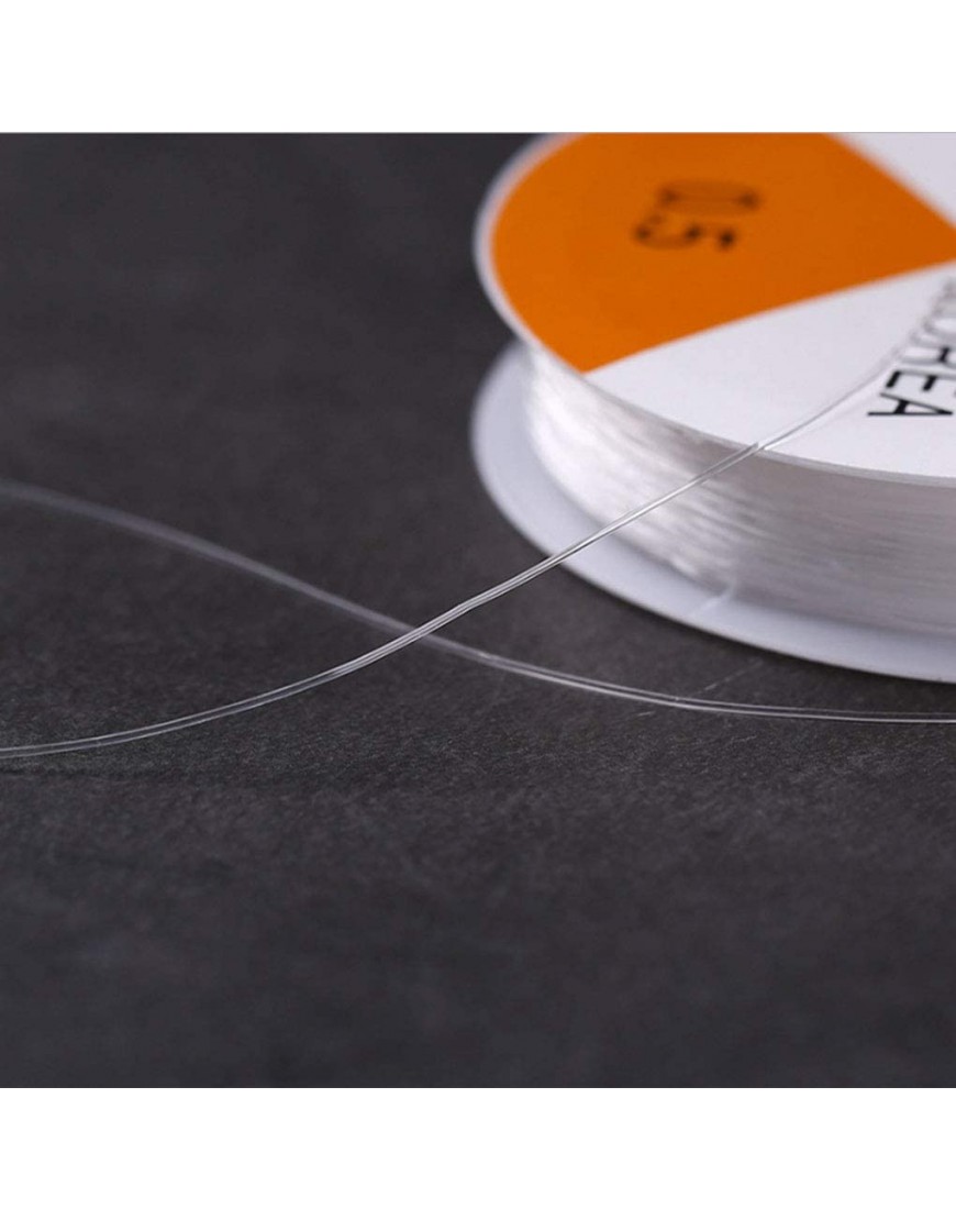 Guangcailun 0.8mm Cristal Transparent pour Cordes Handmake Spandex élastique Corde Bricolage Knitting Corde pour Bracelet - B33WJLPLT