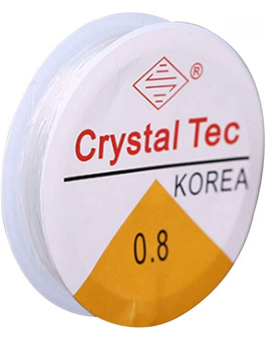 Guangcailun 0.8mm Cristal Transparent pour Cordes Handmake Spandex élastique Corde Bricolage Knitting Corde pour Bracelet - B33WJLPLT