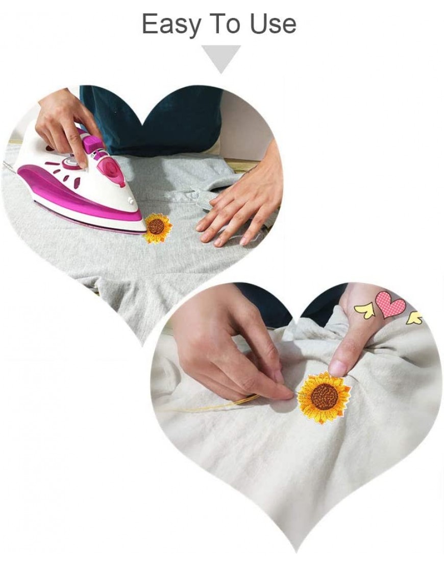 Guangcailun Broderie Fleur Correctifs Vêtements Bricolage mélange de Coton Broderie Badge Floral Set Patch - B2B57ZVBS