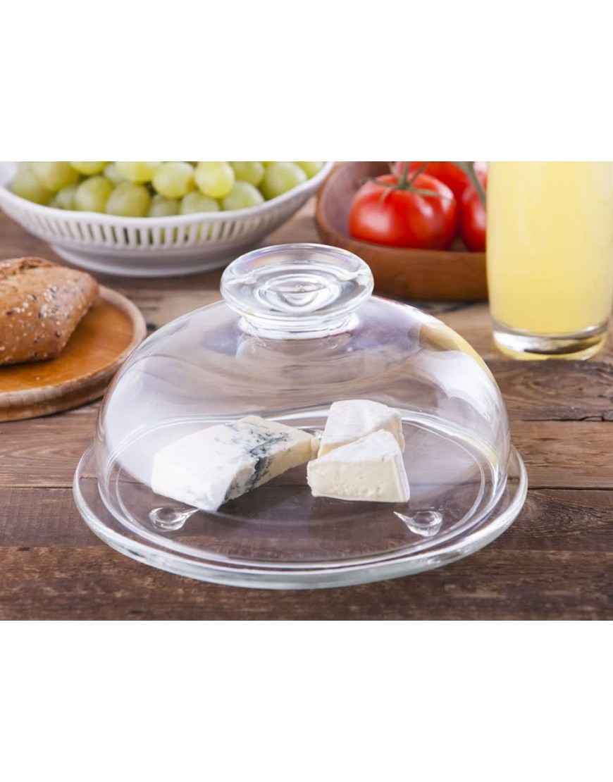 Altom Cloche à fromage en verre avec couvercle en verre Diamètre : 22 cm - B62BDBNFC