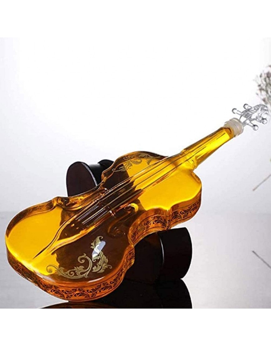 Carafe de whisky carafe de vin décanteur de vin carafe de vin de vin pour la vodka bouteille de violon créatif vin décoratif vin de verres de tir Vodka 1000ml Décanteur de carafe pour verre à vin cara - B91HJMPZZ