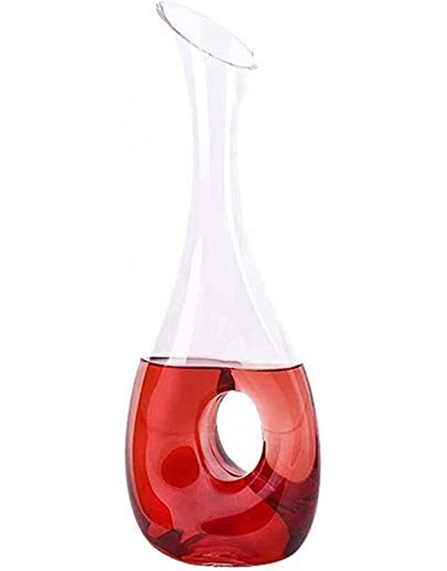 Carafe de whisky carafe de vin décanteur de vin décanteur créatif en forme de coeur en forme de cristal en forme de cœur décanteur rouge de la décanteur de vin rouge à la main 750ml Aérateur de décant - BKABNAXML