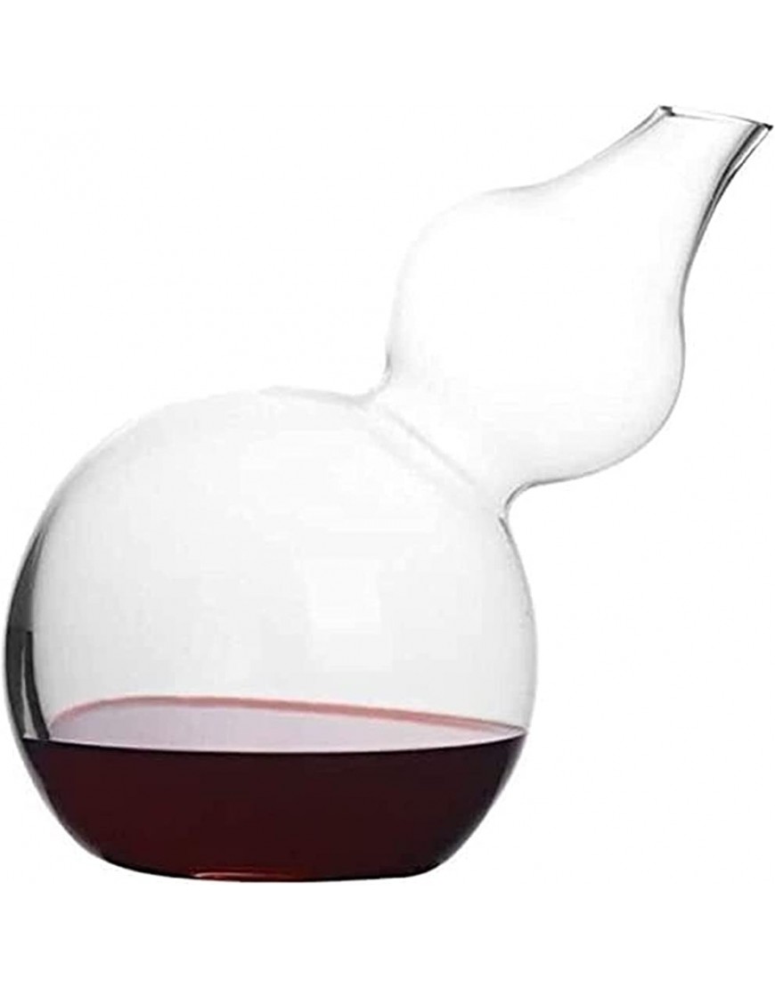 Carafe de whisky carafe de vin décanteur de vin décanteur créatif gourde forme cristal verre rouge vin secret scintillement maison éveil pichet séparateur décanteur à la main 2500ml curseur de vin car - B6MNDZZTD