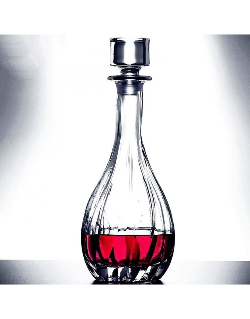 Carafe de whisky carafe de vin décanteur de vin décanteur de verre de haute teneur en cristal à cristal à cristaux de ménage pichets de ménage crampe rapidité carafe de vin bouteille vin dessinateur c - B54JQMUGY