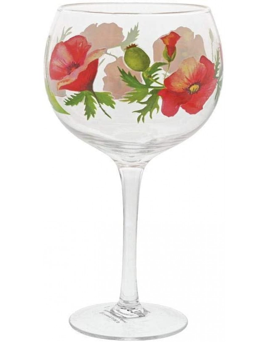 Ginology Verre à gin Copa Coquelicots - B1AD8PJDN