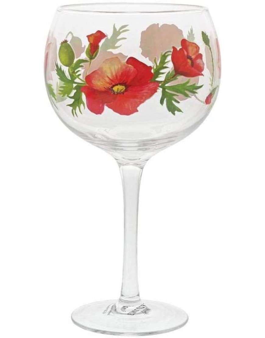 Ginology Verre à gin Copa Coquelicots - B1AD8PJDN