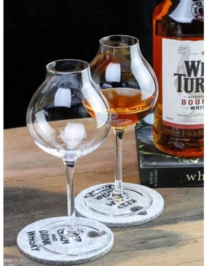 NIANXINN Decanter Whisky Decanter Vin de Whisky Crystal Crystal Gobinet Cup Bartender Glass X2 Carafe Whisky - BW2DEDVBV