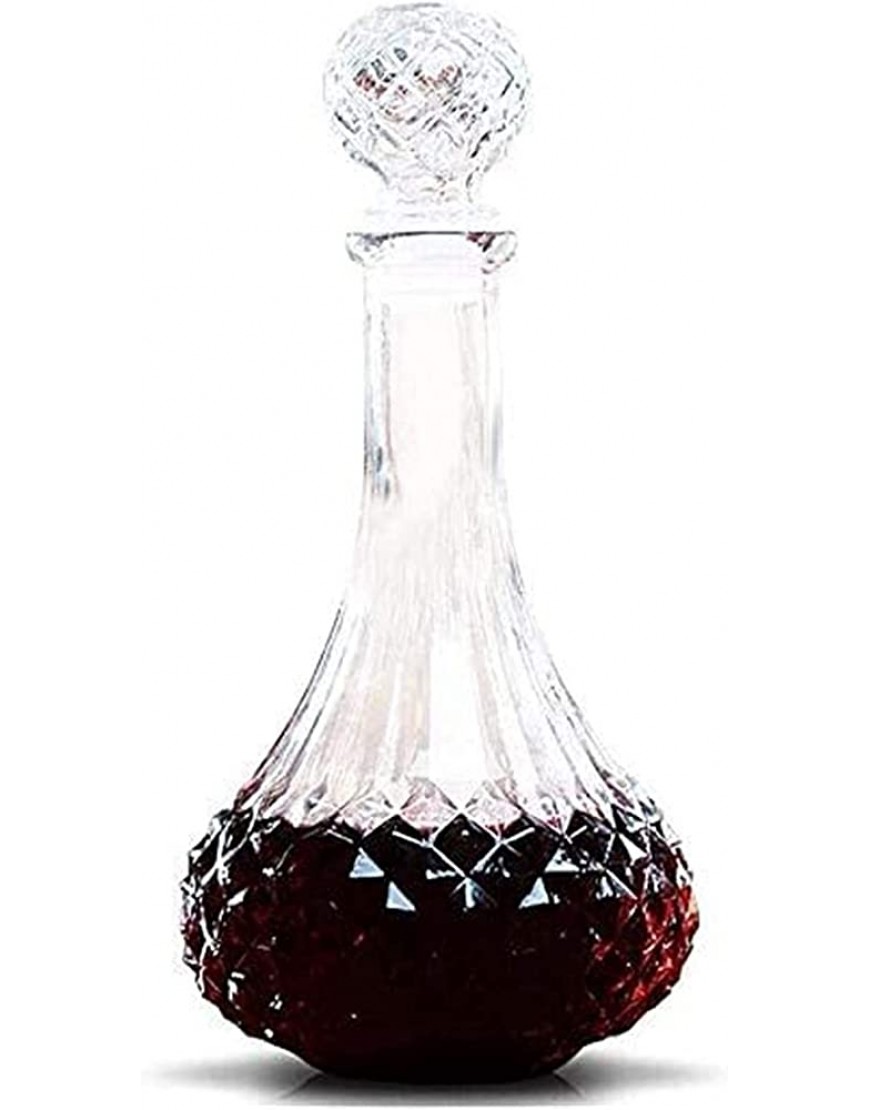 NIANXINN Decanter Whisky Decanter Wine Decanter de vin Décanteurs de Verre Créatifs Cristal Créatifs Décanters en Forme de Diamant Bulletin de Diamant Flace à vin Carafe Whisky - B36Q3FAKZ